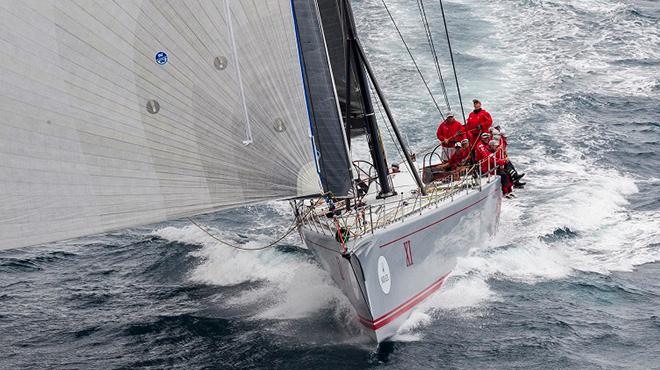 Wild Oats XI power sailing in 2015 ©  Rolex / Carlo Borlenghi http://www.carloborlenghi.net
